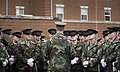 U.S. Marines with Bravo Company, Marine Barracks Washington listen to instructions during practice for the presidential inauguration parade at Marine Barracks Washington in Washington, D.C 130118-M-YO938-835.jpg