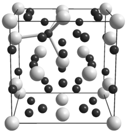 Krystallstruktur av uran (III) hydrid