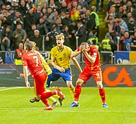 UEFA EURO qualifiers Sweden vs Romaina 20190323 Filip Helander.jpg