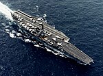 USS Forrestal (CV-59) в море в 1987 году (NH 97657-KN) .jpg