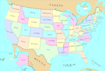 Thumbnail for List of U.S. states by traditional abbreviation