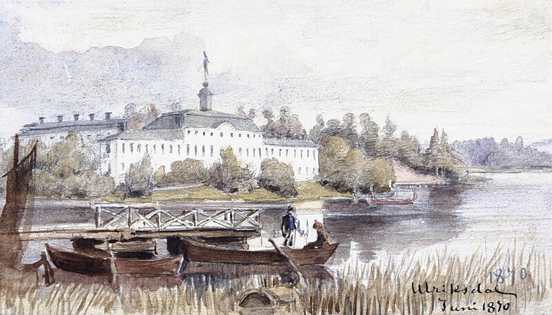 File:Ulriksdals slott, juni 1870. Fritz von Dardel - Nordiska Museet - NMA.0043709.jpg