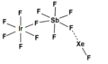 Undekafluorodiantymonianoirydan fluoroksenonu.png