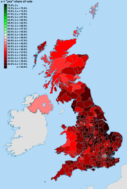 Vereinigtes Königreich AV Referendum area results.svg