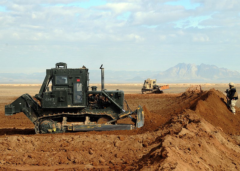 File:Up-armored bulldozers in Afghanistan.jpg