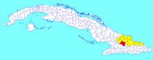 Urbano Noris (Cuban municipal map).png