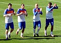 In training during the 2010 World Cup, 10 June 2010.