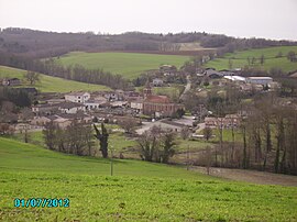 A general view of the village of Vaïssac