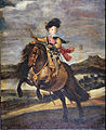 Velázquez, Diego Rodríguez de Silva y - The Infante Baltasar Carlos on Horseback - Google Art Project.jpg