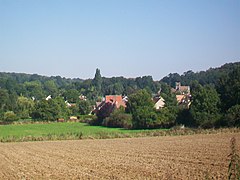 Vue sur le village en venant d'Angicourt.