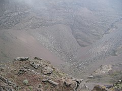 Vezúv Nemzeti Park - a kráter