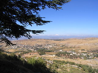 <span class="mw-page-title-main">Barouk</span> Municipality in Mount Lebanon