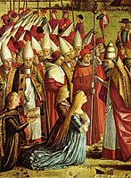 В. Карпаччо. Встреча святой Урсулы с папой Кириаком