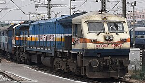 WDP-4P 40109 from the Tughlakabad depot