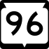 Markierung des State Trunk Highway 96