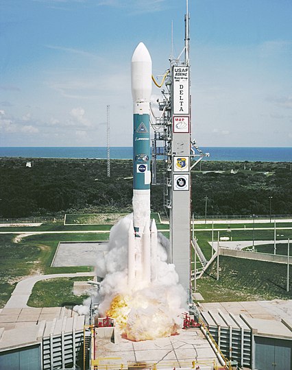 WMAP launches from Kennedy Space Center, 30 June 2001