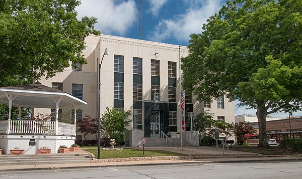 The Washington County Courthouse in Brenham