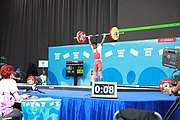 Deutsch: Gewichtheben bei den Olympischen Jugendspielen 2018; Tag 1, 7. Oktober 2018; Jungen 56 kg English: Weightlifting at the 2018 Summer Youth Olympics at 7 October 2018 – Boys' 56 kg