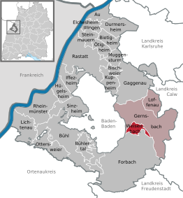 Kaart van Weisenbach