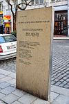 Aron Menczer memorial stone