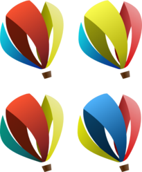 Wikivoyage fantasy balloon logo3 more colors.png