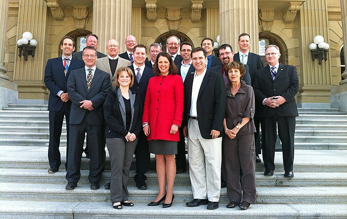 Danielle Smith and the Wildrose Official Opposition Caucus, 2012