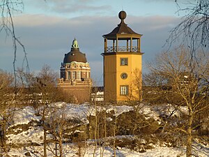 Wittrocks torn och Naturhistoriska riksmuseet.