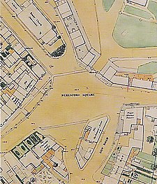 OS map of 1853 Woolwich, Beresford Square, Ordnance Survey Map, 1853.jpg