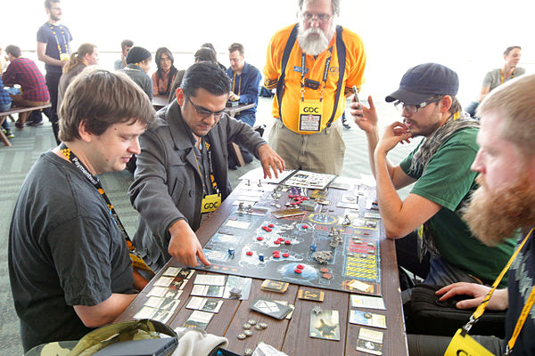 The board game at the GDC 2015