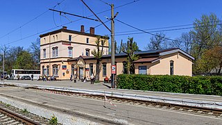 Вокзал в Зеленоградске.