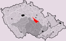 Die Železné hory innerhalb der Geomorphologischen Einteilung Tschechiens