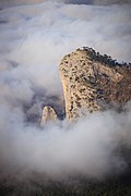 Mount Shaan-Kaya in Clouds