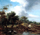 'The Pond', óleo sobre tela de Jean-Honoré Fragonard, c.  1761-65, Museu de Arte Kimbell.jpg