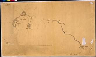 Plan of Fort Sumner (Plan of Fort Sumner, Montgomery County, composed of Redoubts Cross, Davis, and Kirby and also showing nearby rifle... - NARA - 305802.jpg