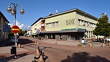 The Bank of Aland at Nygatan in the city of Mariehamn Alandsbanken, Mariehamn, 2019 (01).jpg