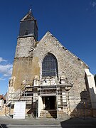 Église Saint-Martin en restauration, 2016.