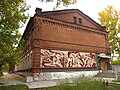 Cuartel del equipo de ametralladoras 1910-1913  edificios en el campo militar en Novosibirsk