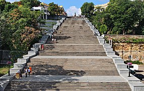 Potemkinsche Treppe in der Oblasthauptstadt Odessa