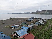 厚岸小島（北海道）の集落