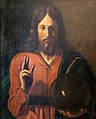 (Albi) Le Christ bénissant vers 1820 - D'après Georges de La Tour MTL.inv160.jpg