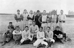 1894 LAHS football team. 1894 Los Angeles High School Football team.jpg