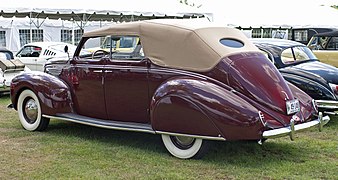 Lincoln Zephyr 4dr Convertible 1938