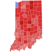 1988 United States Senate election in Indiana results map by county.svg