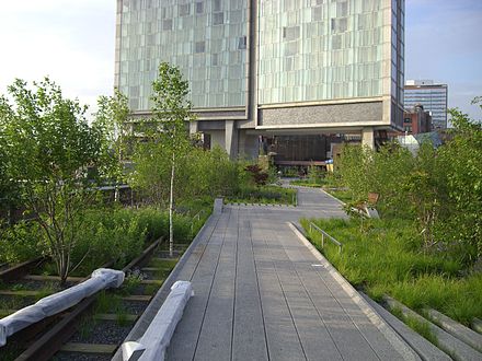 The Standard is literally on the High Line