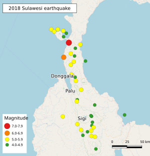 Gempa Bumi Dan Tsunami Sulawesi 2018: Guncangan gempa bumi, Tsunami, Dampak dan korban