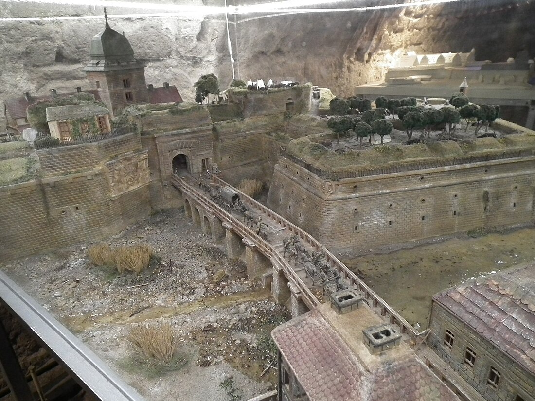 Piatta Forma Dresden - Model of city fortification of Dresden