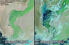 2022 Pakistan Floods - August 27, 2021 vs. August 27, 2022 in Sindh.jpg