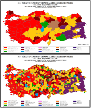 <span class="mw-page-title-main">2024 Turkish local elections</span> Municipal elections in Turkey