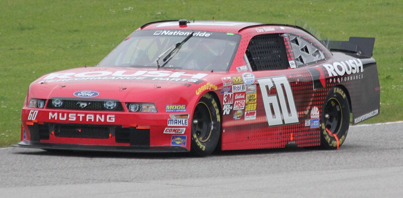 File:60 Chris Buescher drivers side NASCAR Nationwide 2014 Gardner Denver 200 at Road America.jpg