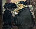   Degas et son modèle vers 1906
